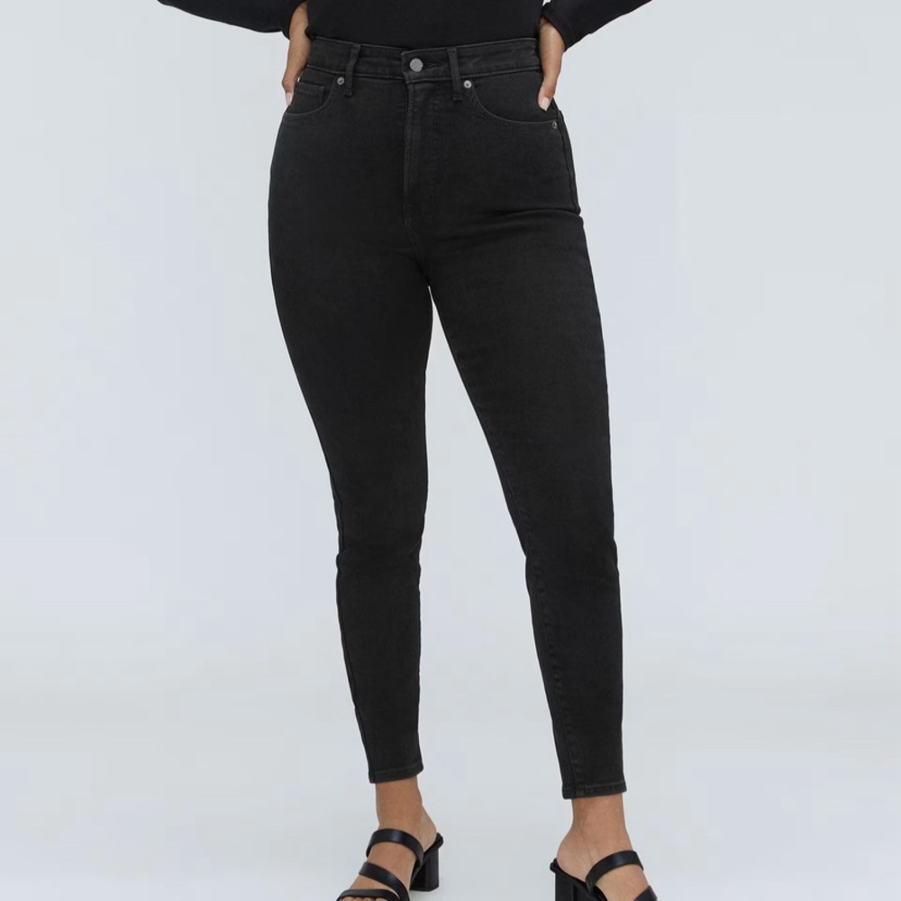 NWT Everlane The Curvy Way High Skinny Jean size 31 Black